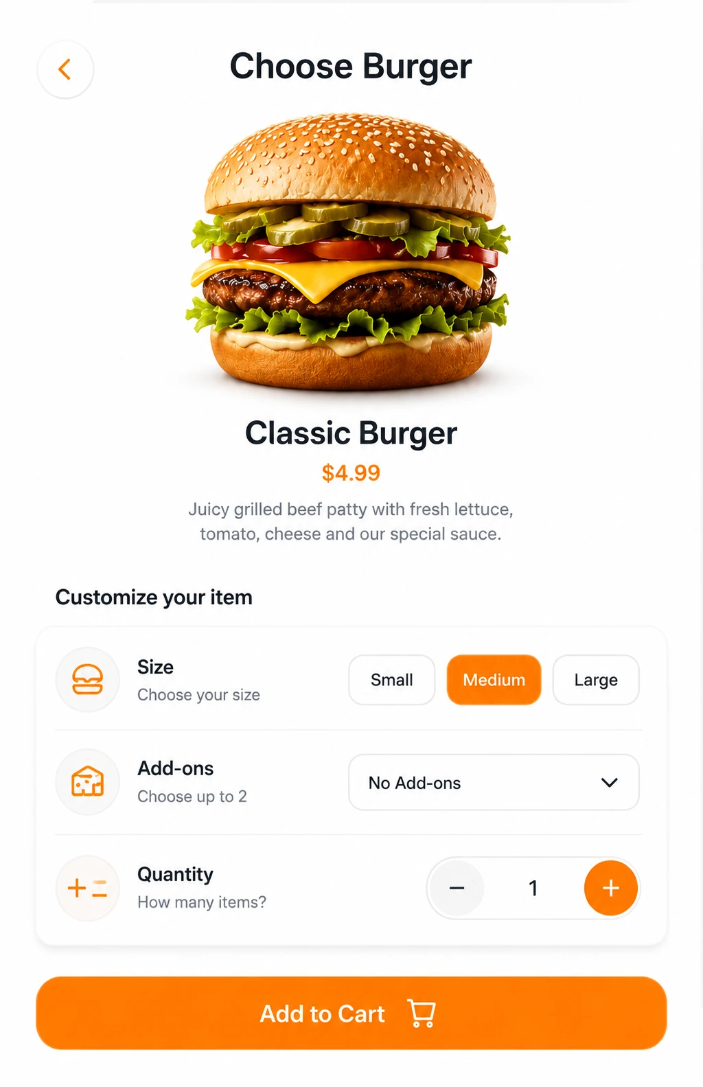 Menu Categories