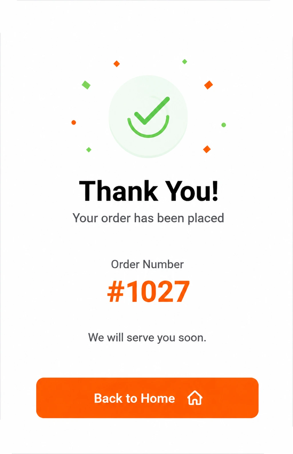 Order Confirmation