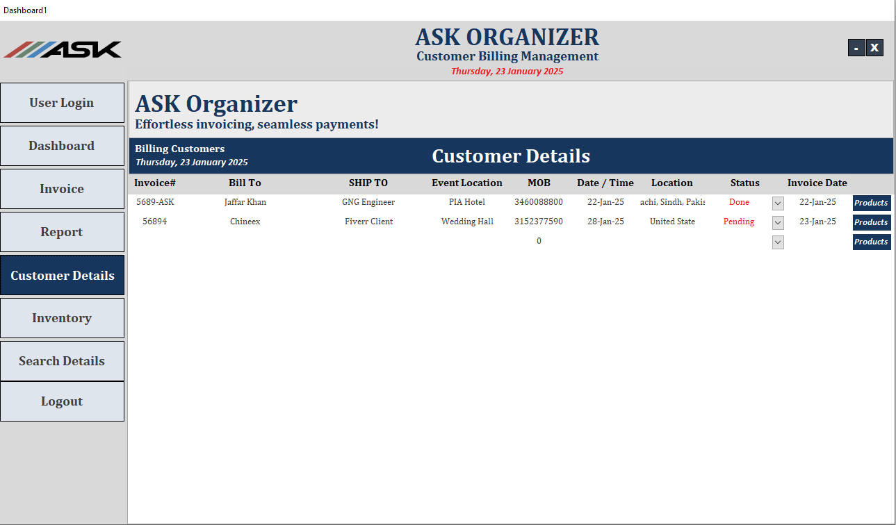 Invoice System screenshot 7