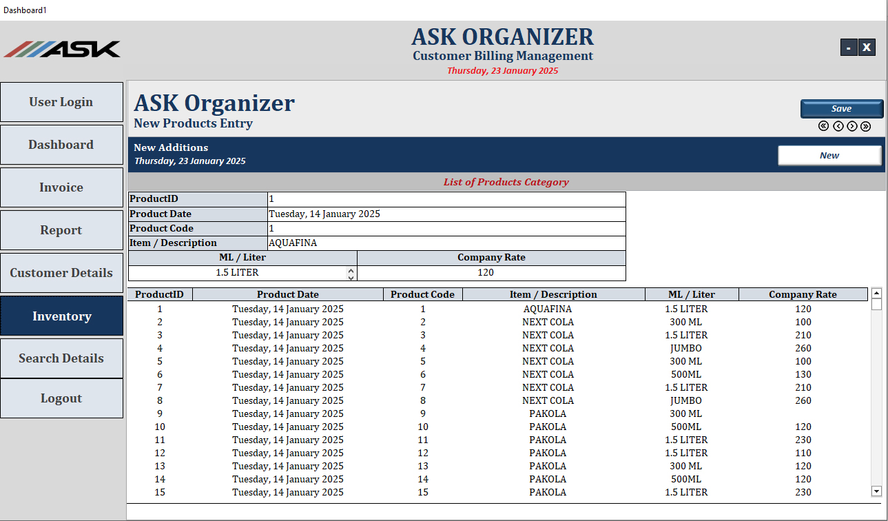 Invoice System screenshot 8
