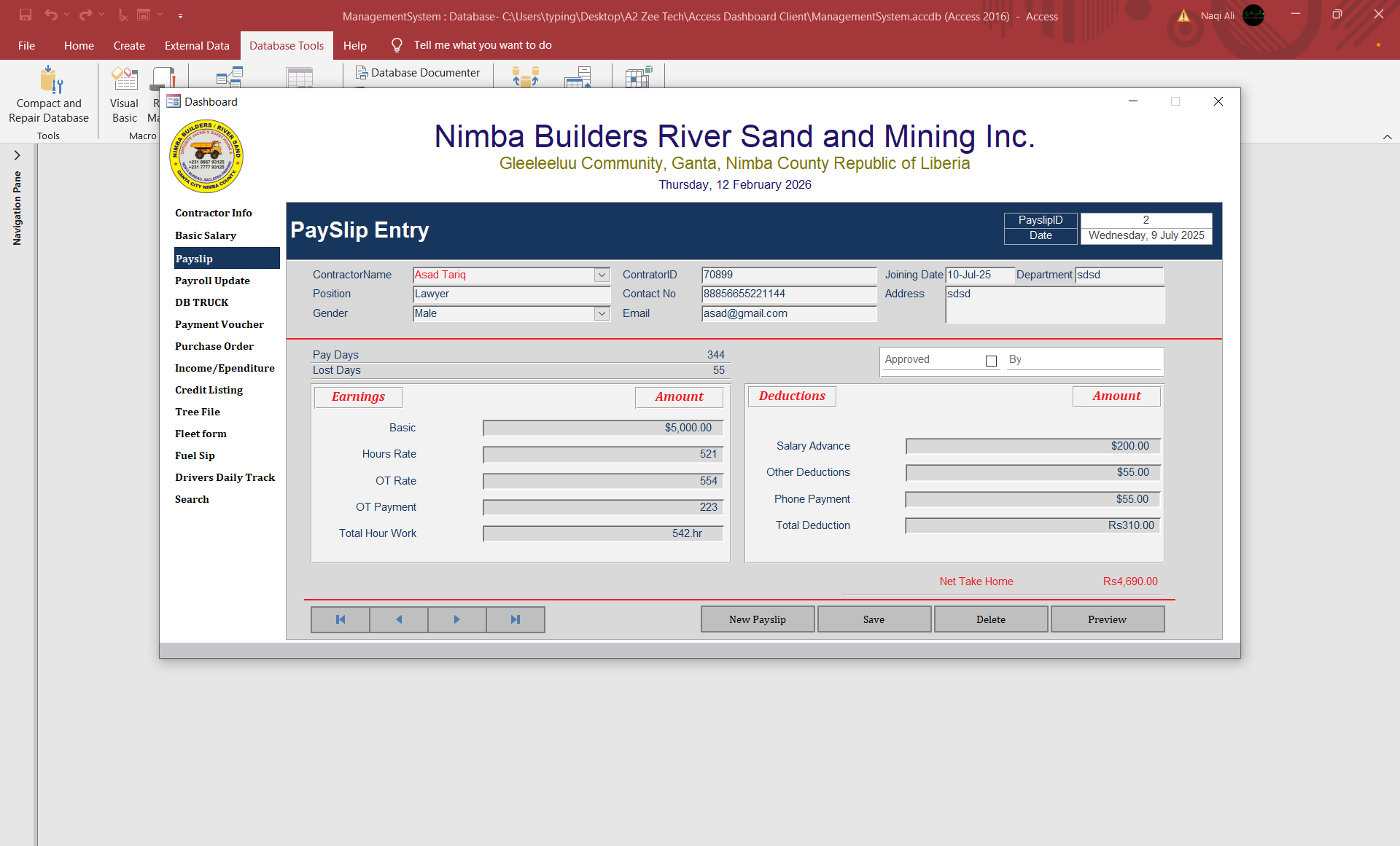 Shop Maintenance and Transactions screenshot 3