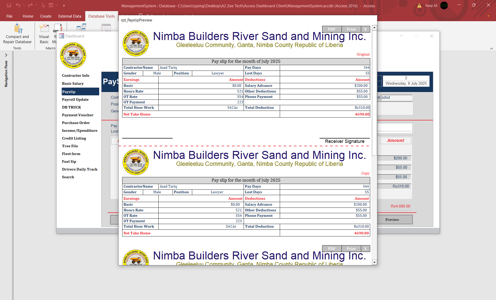 Shop Maintenance and Transactions screenshot 4