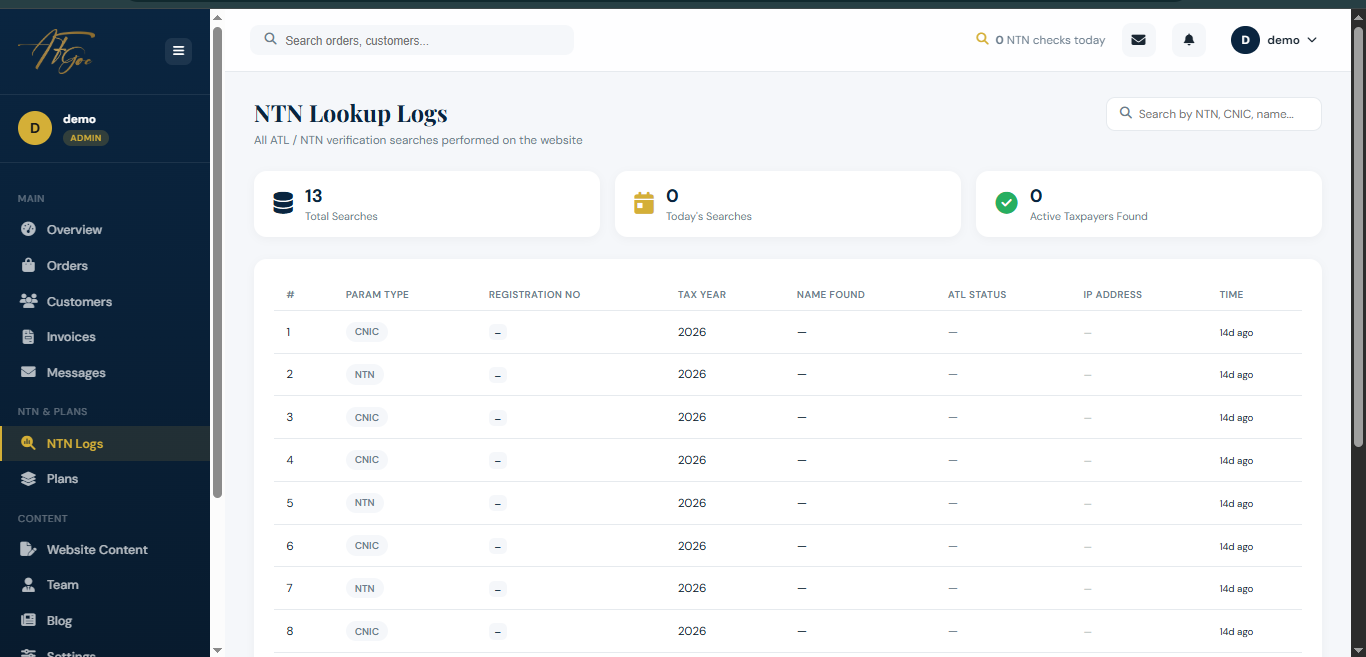 Lawyer Dashboard screenshot 2