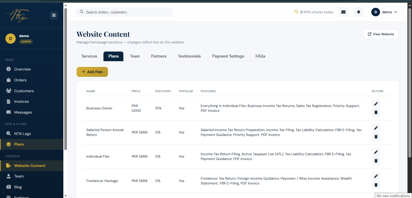 Lawyer Dashboard screenshot 3