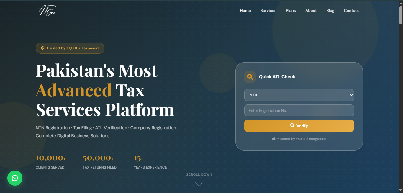 Lawyer Website for Services screenshot 1
