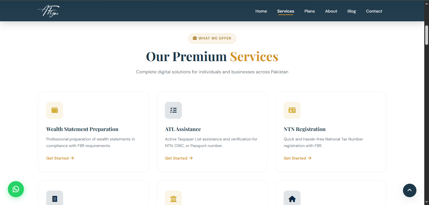 Lawyer Website for Services screenshot 2