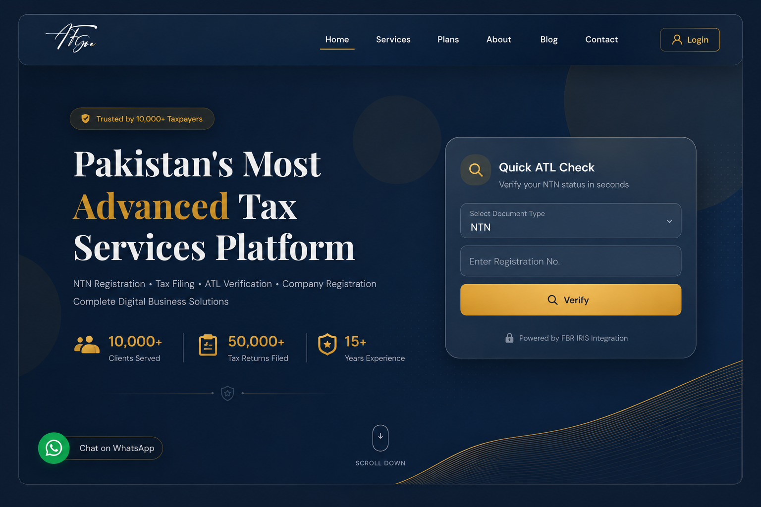 Lawyer Website for Services